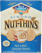 Almond Nut Thin Crackers product image.