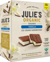 Organic Ice Cream Sandwiches Squares product image.