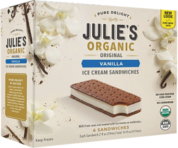 Organic Ice Cream Sandwich product image.