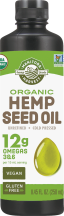 Organic Hemp Seed Oil product image.