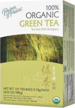100% Organic Green Tea product image.