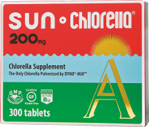 Chlorella Supplement Tablets, 200mg product image.