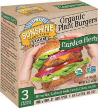 Organic Veggie Burgers product image.