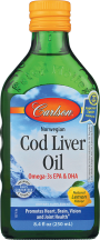 Cod Liver Oil in Lemon Flavor 200 mL product image.