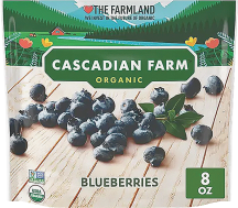 Organic Frozen Blueberries product image.