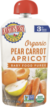 Organic Pear Apricot Carrot Pouch product image.