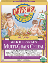 Organic Whole Grain Rice Cereal product image.