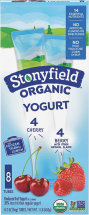 Organic Kids Lowfat Yogurt Tubes product image.