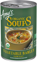 Organic Low Fat Vegetable Barley Soup product image.