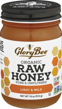 100% Organic Raw Honey product image.