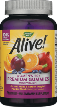 Alive! Women's 50+ Gummy Vitamins product image.