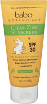 Clear Zinc Sunscreen product image.