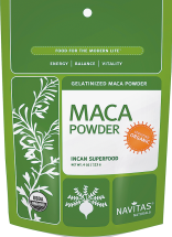 100% Organic Maca Powder product image.