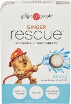 Ginger Rescue Chewable Tablets product image.