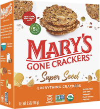 Organic Super Seed Crackers product image.