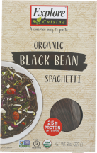 100% Organic Black Bean Pasta product image.