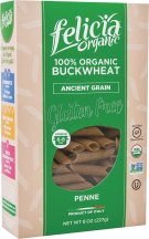 100% Organic Buckwheat Pasta product image.
