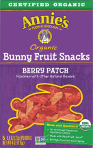 Organic Bunny Fruit Snacks product image.