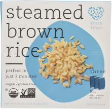 Organic Microwaveable Rice Pouches product image.