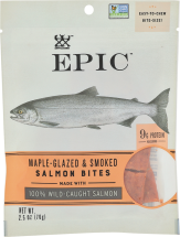 Salmon Jerky Bites product image.