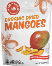 Organic Dried Mangoes product image.