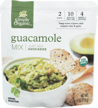 Organic Guacamole Mix Sauce product image.