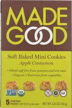 Organic Soft Baked Mini Cookies product image.