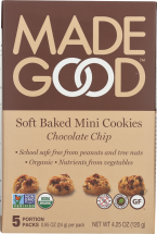 Organic Soft Baked Mini Cookies product image.