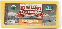 Organic Raw Cheddar Cheese product image.