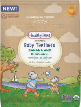 Organic Banana & Broccoli Teethers product image.