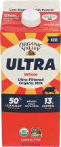 Organic Ultra-Filtered Whole Milk product image.