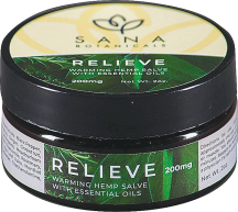 Relieve Warming Hemp Salve product image.