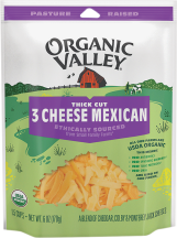 Organic Cheese Shreds product image.