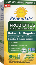 Probiotics + Prebiotics Return to Regular product image.