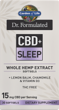 Dr. Formulated CBD+ SLEEP product image.