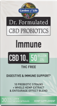 Dr. Formulated CBD Probiotics Immune product image.