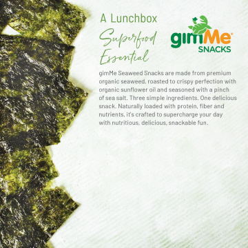 Organic Roasted Seaweed Snack product image.