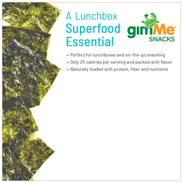 Organic Roasted Seaweed Snacks product image.