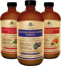 Liquid Calcium Magnesium Citrate with Vit D3 product image.