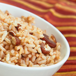 Organic Whole Grain Rice & Seasoning Mix product image.